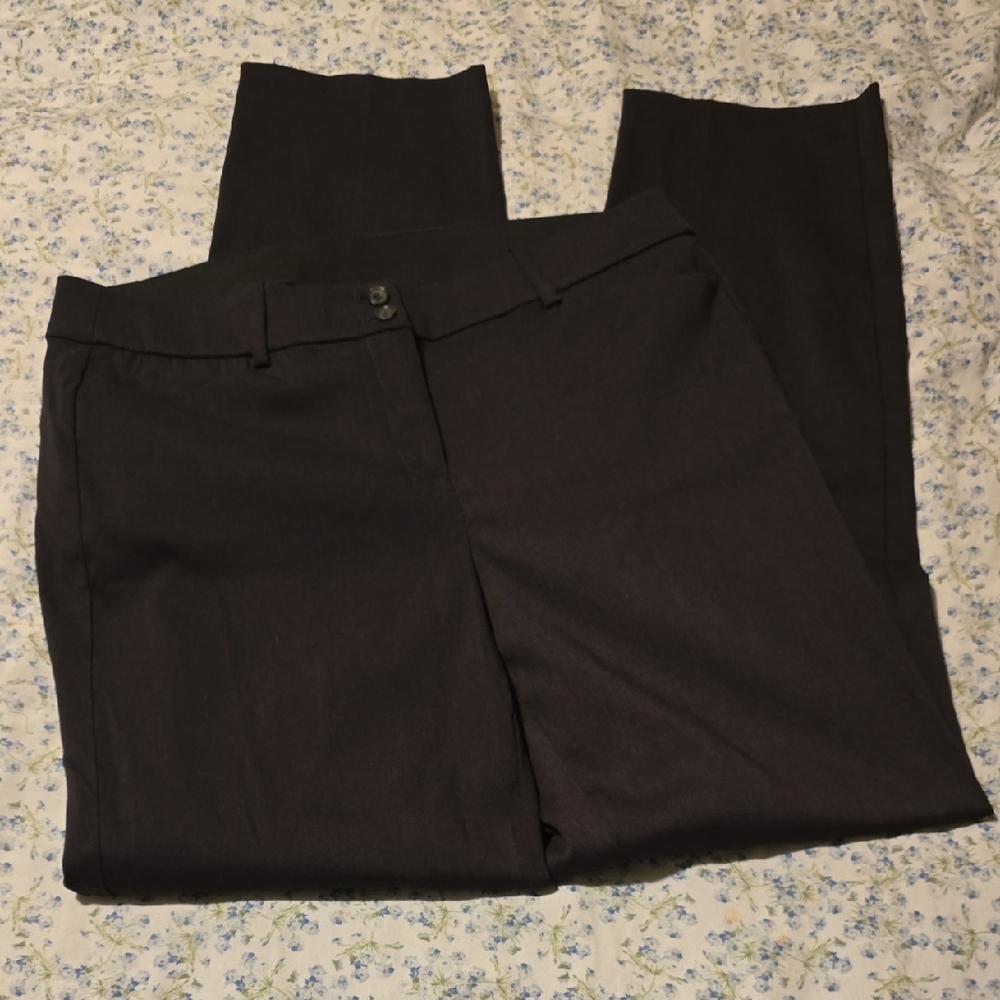 Lane Bryant 16L Dark Gray Dress Pants